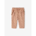 Pantalon b�b� fille molleton beige