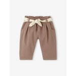 Pantalon bb fille taille lastique rouille
