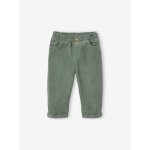 Pantalon bébé en velours côtelé lichen Pantalon bébé en velours côtelé lichen