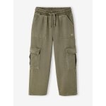 Pantalon cargo fille facile à enfiler kaki Pantalon cargo fille facile à enfiler kaki