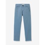 Pantalon chino bleu ardoise