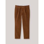 Pantalon chino gar�on en velours cafe