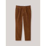 Pantalon chino en velours cafe