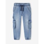 Pantalon denim loose battle garon double stone
