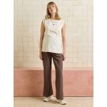 Pantalon droit grossesse chocolat
