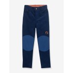 Pantalon droit en velours c�tel� kuulu finkid avec renforts bleu jean