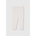 Pantalon enfant lin blanc