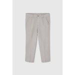 Pantalon enfant lin marron