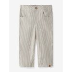 Pantalon d �t� gar�on lil' atelier mini fines rayures �cru