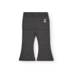 Pantalon Évasé pour fille À carreaux vichy gris Pantalon Évasé pour fille À carreaux vichy gris