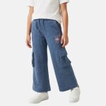 Pantalon fille bleu