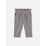 Pantalon fille maille carreaux multicolore