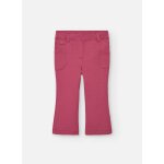 Pantalon fille en maille rouge