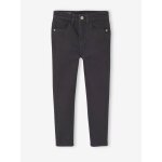 Pantalon fille slim morphologique fin anthracite