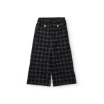 Pantalon pour fille en tweed À carreaux noir Pantalon pour fille en tweed À carreaux noir