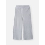 Pantalon fille en velours gris