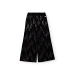 Pantalon pour fille en velours avec sequins noir Pantalon pour fille en velours avec sequins noir