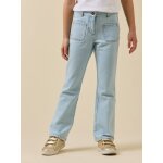 Pantalon flare en denim denim bleach