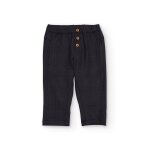 Pantalon pour garçon avec boutons décoratifs bleu Pantalon pour garçon avec boutons décoratifs bleu