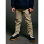 Pantalon gar�on esprit chino facile � enfiler beige