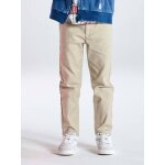 Pantalon garon esprit chino facile  enfiler beige