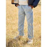 Pantalon gar�on fluide facile � enfiler gar�on bleu moyen
