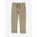 Pantalon gar�on fluide facile � enfiler gar�on vert sauge