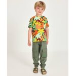 Pantalon gar�on avec poches cargo vert