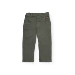 Pantalon pour gar�on en tissu avec taille � ajustement int�rieur vert