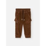 Pantalon garon en velours marron