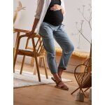 Pantalon de grossesse en gaze de coton vert