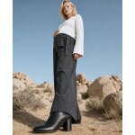 Pantalon de grossesse wide leg cleo gris