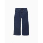 Pantalon en jean � coupe droite avec 5 poches bleu fonc�
