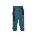 Pantalon jogger pour garon avec dtails contrastants bleu
