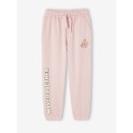 Pantalon jogging d�tails fanatisie fille en molleton rose poudr�