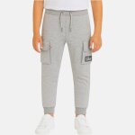 Pantalon de jogging gar�on gris clair