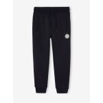 Pantalon jogging garon en molleton noir