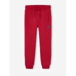 Pantalon jogging garon en molleton rouge
