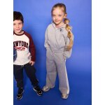 Pantalon jogging large fille gris chin�