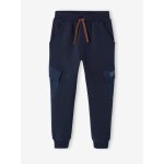 Pantalon jogging avec poches à rabat sport garçon bleu nuit Pantalon jogging avec poches à rabat sport garçon bleu nuit