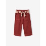Pantalon large b�b� fille marron