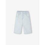 Pantalon large b�b� fille ray� bleu