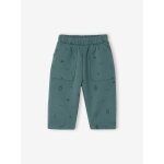 Pantalon large b�b� gar�on vert �meraude