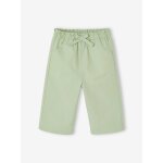 Pantalon large coton pistache