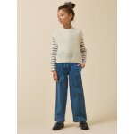 Pantalon large en denim - collection junior denim bleu