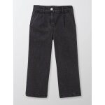 Pantalon large en denim - collection junior gris delave