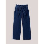 Pantalon large fille denim light denim brut