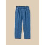 Pantalon large fille denim light denim stone