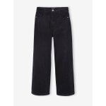 Pantalon large en velours c�tel� fille anthracite