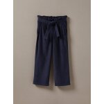 Pantalon large en velours marine